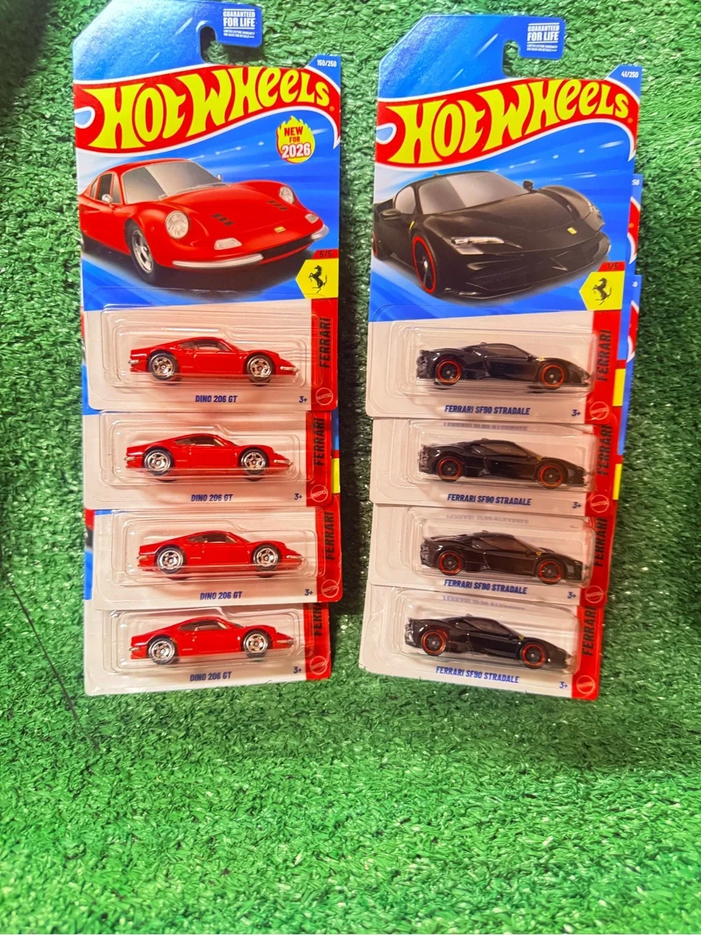 Hot Wheels Ferrari 8pk bundles SF90 & DINO GT !!